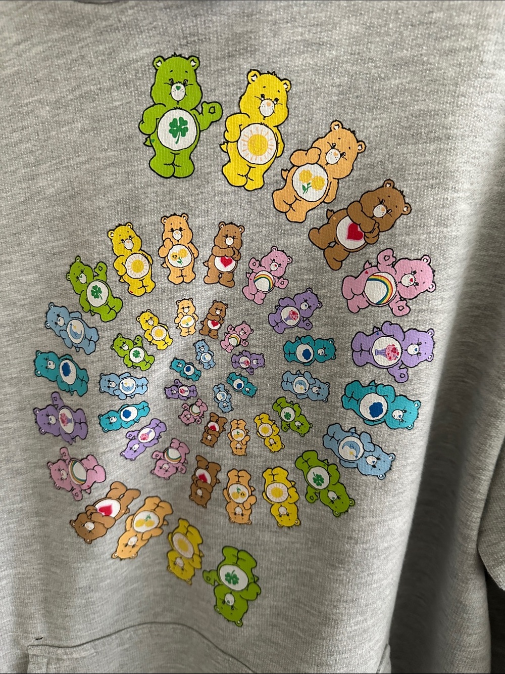 Care Bears Gray Hoodie Care Bears Graphics - Picture 3 of 4